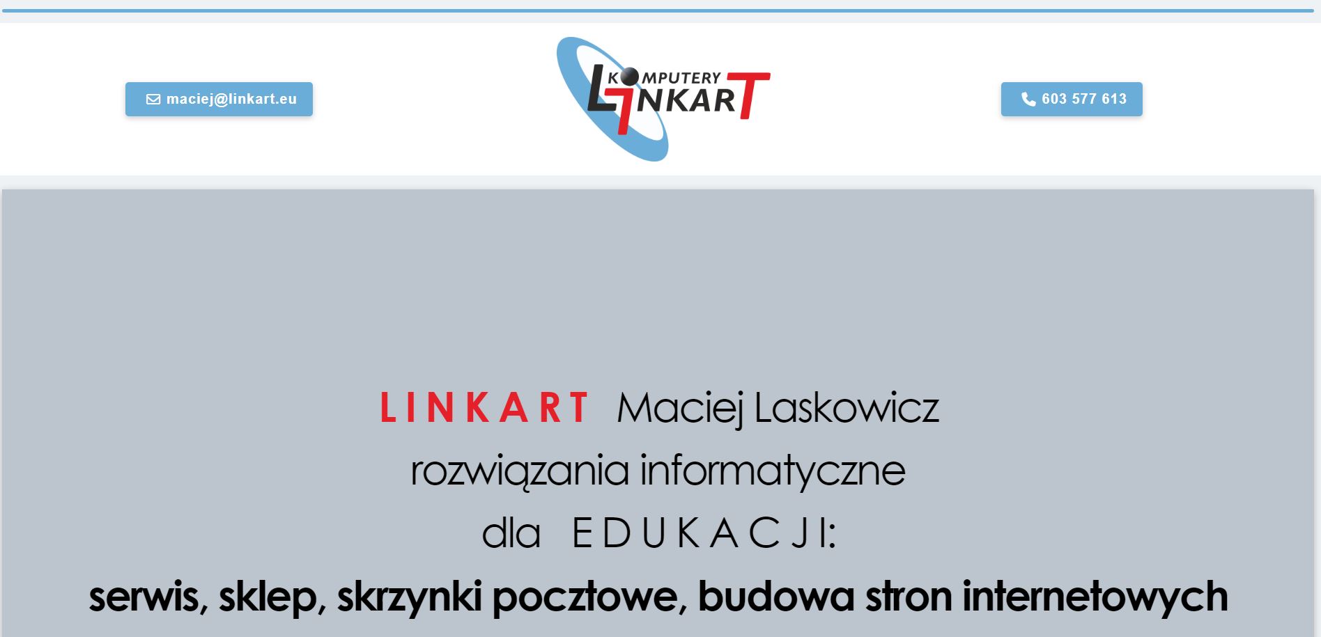 rozwiązania informatyczne dla edukacji LINKART